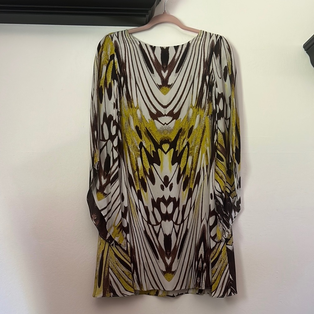 Leifsdottir Green and Brown Butterfly Dress, New with Tags, Size 2